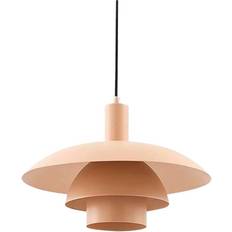 Beige Lampade da soffitto Lindby Elorri Sand Pendant Lamp 38cm