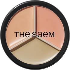 The Saem Cover Perfection Triple Pot Concealer #01 Correct Beige