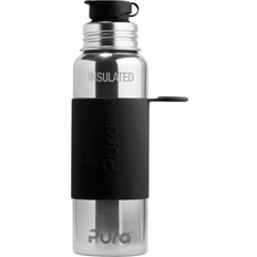 Pura Insulated Black Water Bottle 0.65L