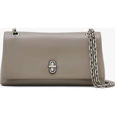 Marc Jacobs Wallets Marc Jacobs Dual Chain Cement Leather Wallet - Grey Leather