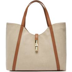 Tasker Furla Skuldertasker GOCCIA XL HOBO - Beige