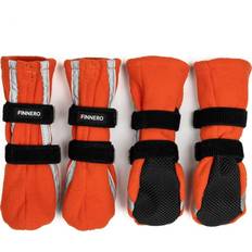FinNero Halla Reflex Hundesko 4-pak Orange S