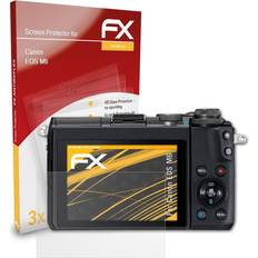 atFoliX 3x Panzerfolie für Canon EOS M6