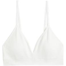 Ladies White Seamless padded soft bra