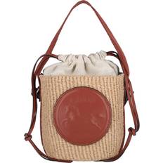 Multifarvet Bucket Bags Chloe Taske Hest Medalje Lille - Beige