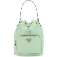 Nylon Bucket Bags Prada Bucket Bag - Pastel Green