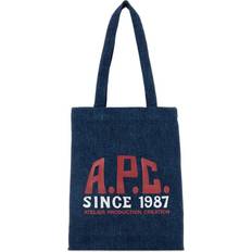 A.P.C. Väskor A.P.C. Denim Lou Shoppingväska - Blå