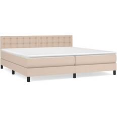 200 cm Betten vidaXL Faux Leather Boxspringbett 200x200cm