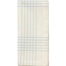 Natural Cloth Napkins Broste Copenhagen Alice 45x45 cm Cloth Napkin Natural, Blue (45x45cm)