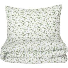 Kosta Linnewäfveri Fagerhult Green/white Dynebetræk Grøn, Hvid (210x150cm)