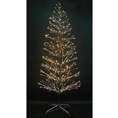 Brown Christmas Trees Shatchi 4ft Pre-Lit Twig Decor Christmas Tree