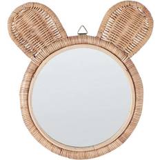 Beliani Ashanti Rattan Natural Wall Mirror