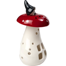 Mushroom With Gnome White