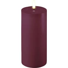 Deluxe Homeart Pillar Violet LED-lys 20cm