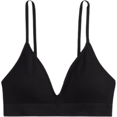 H&M Seamless Padded Soft Cup Bra - Black