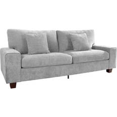 Latitude Run Modern Style Light Gray Sofa 88.6" 3 Seater