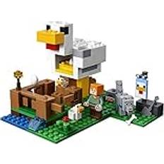 Chicken coop LEGO Minecraft The Chicken Coop 21140 Building Kit 198 Piece