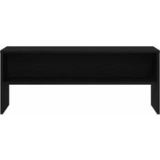 Tv bänk 100 cm vidaXL 862392 ‎Black Oak TV-bänk 100x40cm