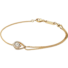 Pandora Infinite Double Chain Bracelet - Gold/Diamond