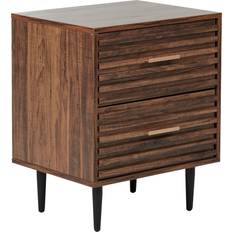 Beliani Keith Dark Wood Bedside Table 40x48cm