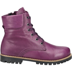 Donna - Viola Stivaletti alla Caviglia Andrea Conti Lace-Up Boots - Purple