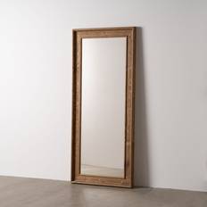 BigBuy Home Refurbished Brown Vægspejl 78x179cm