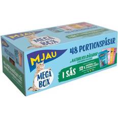 Mjau Megabox Fisk & Kött i Sås