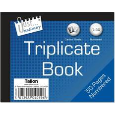 Tallon Just Stationery Half Size Triplicate Book