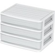 Desktop Organizers on sale Livivo 3-Drawer Compact Desktop Organiser Light Grey