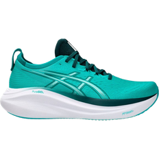 43 ½ - Uomo Scarpe da Corsa Asics Gel Nimbus 27 M - Wave Teal/Saxon Green