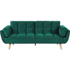 Beliani Asby Green Sofa 218cm 3 Seater