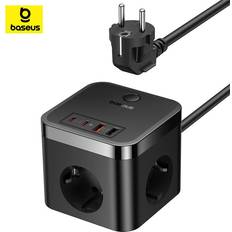 Baseus PowerCombo Cube Power Strip 3AC 2U 2C 30W 1.5m