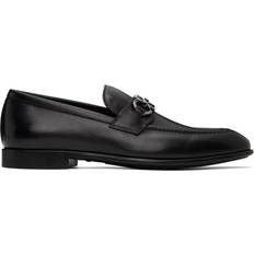 Talon Bloc Mocassins Ferragamo Ornament - Nero/New Biscotto