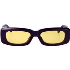 Sunglasses The Attico Mini Marfa Sunglasses - Purple/Silver/Yellow