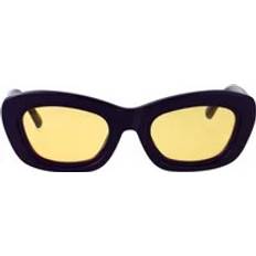 Retro Chic Sunglasses - Purple