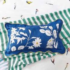 Joules Dawn Chorus Birds Cushion Complete Decoration Pillows Blue