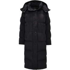 Opus Halline Regular Quilted Coat - Black