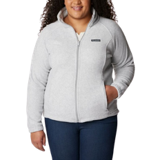 Columbia Women’s Benton Springs Full Zip Fleece Jacket Plus Size - Cirrus Grey Heather