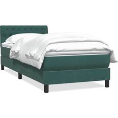 vidaXL Box Spring Bed with Mattress Kontinentalsäng 100x210cm