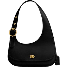 Coach Negro Bolsos Coach Cashin Carry Crescent Bag - Brass/Black