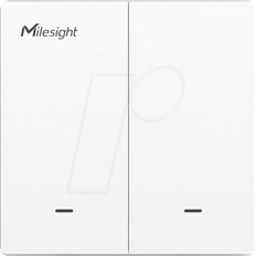 IP20 Wall Switches Milesight LoRaWAN WS502-868M-2W-W11-EU