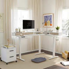 Inbox Zero Llean L-Shape Gaming Desk 63 x 47.2 in