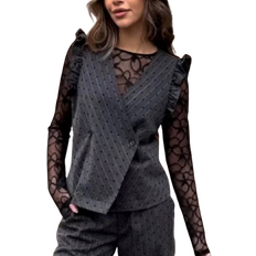 Shannie Mesh Blouse - Black