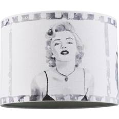 Happy Homewares Marilyn Monroe Famous Poses Themed Grey Shade ∅ 25cm