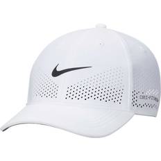 Men Headgear Nike Dri-FIT ADV Club Structured Swoosh Cap - White/Black