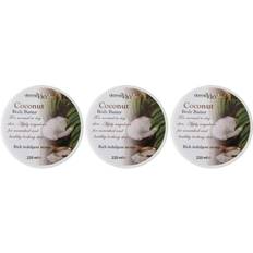 Coconut body butter Derma V10 Coconut Body Butter 220ml 3-pack