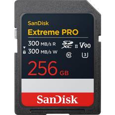 Sandisk extreme 256gb SanDisk Extreme Pro SDXC Class 10 UHS-II U3 V90 300/300MB/s 256GB