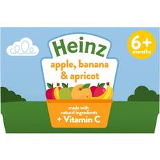 Heinz Apple, Banana & Apricot Baby Food 100g 4pack