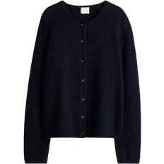 H&M Loose Fitted Cardigan - Navy Blue