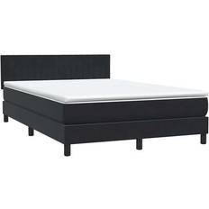 210cm Ramsängar vidaXL Box Spring Verticle Stripes Ramsäng 144 x 213cm